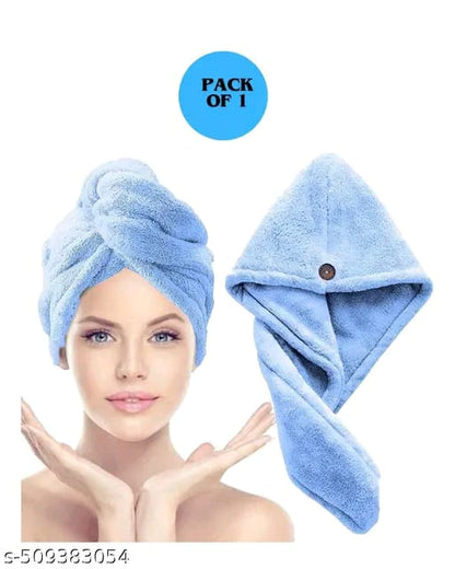 Hair Wrap Towel – Heavy Quality (Pack of 3) | Colors :Pink, Purple & Blue