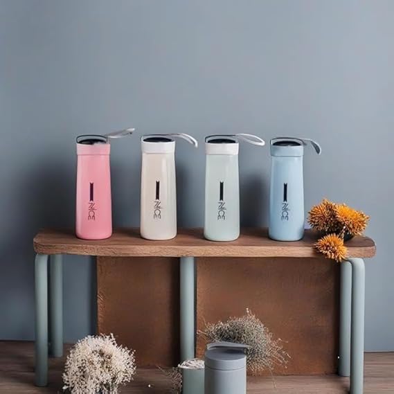 NiCE Premium Insulated Stainless Steel Water Bottle 500 ml | Colors : Pink, White, Sky Blue, Mint Green