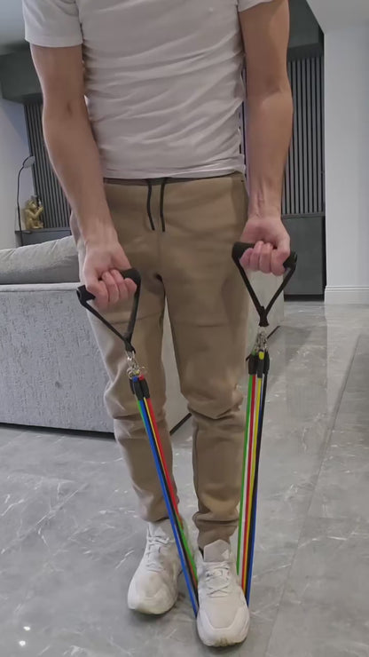 Resistance Bands Exercise Set – Home Workout Kit