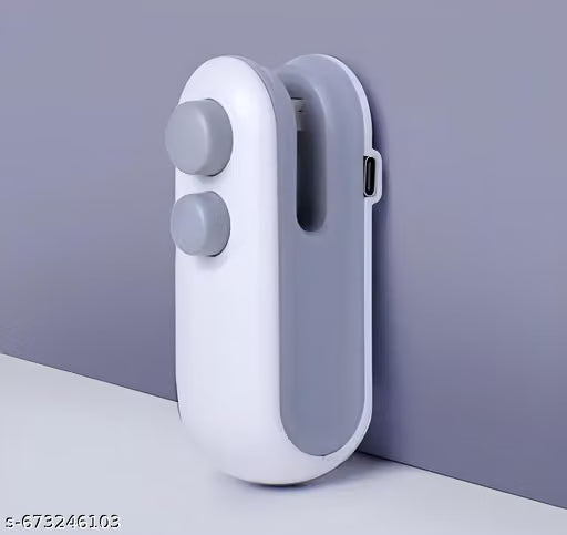 Portable Mini Sealing Machine 2 in 1 USB Rechargeable Magnetic Heat Sealing and Cutting Bag Seale
